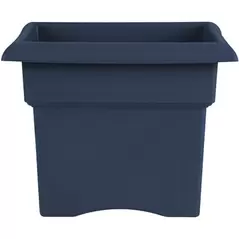 Bloem 14" Veranda Square Box Planter Navy