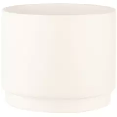 SSI 5"x4.1" Stepped Planter Matte White