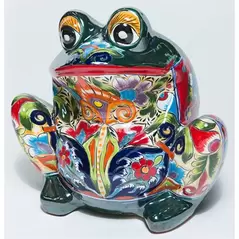Talavera 12" Bullfrog Planter