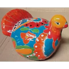 Talavera 6" Turkey Statue