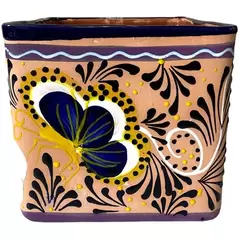 Talavera 8" Bella Especial Square Pot Natural