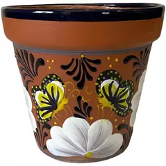 Talavera 9" Bella Especial Flower Pot Barro