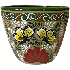 Talavera 14.5" Bella Especial Egg Green