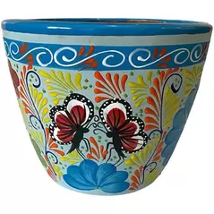 Talavera 14.5" Bella Especial Egg Light Blue
