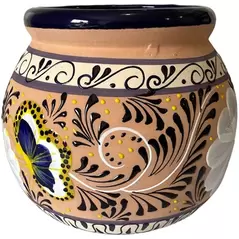 Talavera 11.5" Bella Especial Esfera Pot Natural