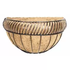 Austram 14" Venetian Wall Planter Bronze