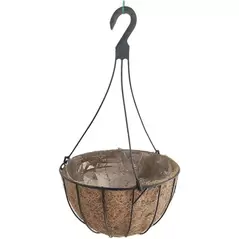 Austram 16" Progro Basic Planter with Plastic Hanger Black