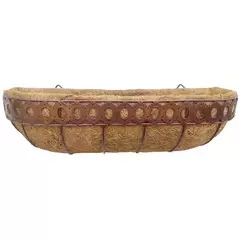 Austram 30" Queen Anne Trough Planter Bronze