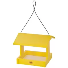 Birds Choice Fly Thru Feeder Recycled Plastic Yellow