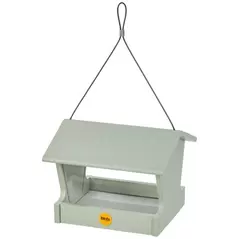 Birds Choice Hopper Feeder Recycled Plastic Sage Green 3
