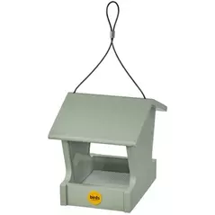 Birds Choice Hopper Feeder Recycled Plastic Sage Green 1.5