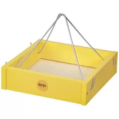 Birds Choice Hanging Tray Recycled Plastic Yellow