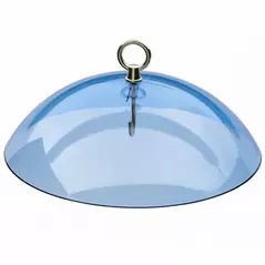 Birds Choice 10" Acrylic Protective Dome Feeder Cover Blue