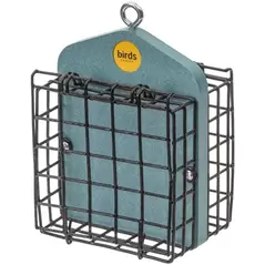 Birds Choice Double Suet Feeder Recycled Plastic Lake Blue