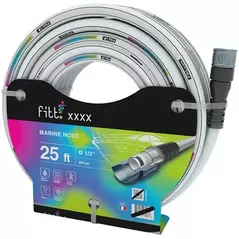 FITT 1/2" NTS Marine Hose White w/ Blue Stripe