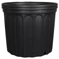 Grower Select True 3 Gallon Nursery Pot, Blow Molded, Black, 35/CS, 80CS/PL, 10.63in x 9.84in, 3.00Gal, 3Gallon