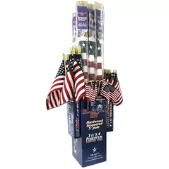 Heath 5' Wood Pole Kit & Stick Flag Variety Display
