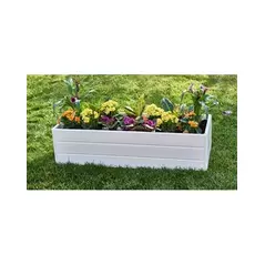 NuVue 44.5"x16.5"x11.5" Terrace Garden Box White