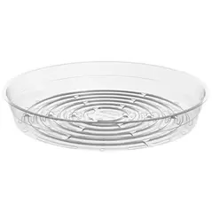 Panacea 14" diam Clear Plastic Saucer