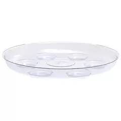 Panacea 12" D Clear Heavy Duty Saucer