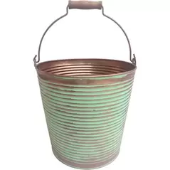 VCS 10" Antiqued Copper Pail