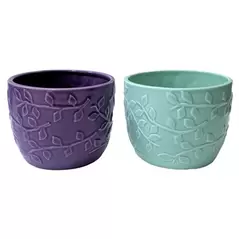VCS 5" Ceramic Vines Planters