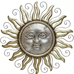 VCS 28" Silver & Gold Sun