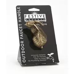 Festive Rabbit Brass Faucet Handle