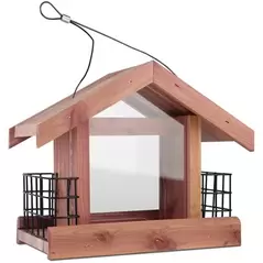 Penn Pride Cedar Chalet Bird Feeder