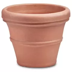 Crescent 16" Brunello Planter Weathered Terra Cotta