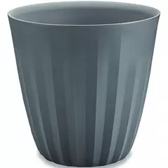 Crescent 19" Pleat Planter Slate