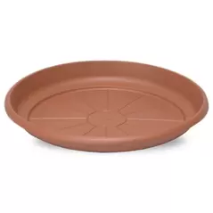 Crescent 8" Emma Saucer Terra Cotta