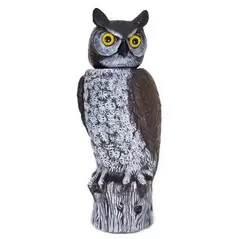 Dalen 18" Hand Painted Rotating Head Owl