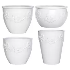 MCarr 26pc Dogwood Planter Pallet Glossy White