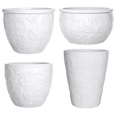 MCarr 26pc Trail Vine Planter Pallet Glossy White