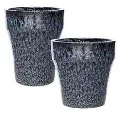 MCarr 30pc Smooth Planter Pallet Falling Black
