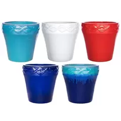 MCarr 30pc Braid Round Planter Pallet Mixed Colors