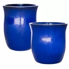 MCarr 30pc Tall Hourglass Planter Pallet Admiral Blue