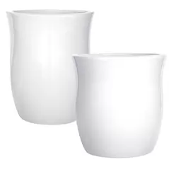 MCarr 30pc Tall Hourglass Planter Pallet White