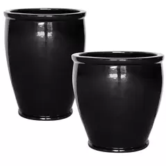 MCarr 30pc Smooth Planter Pallet Glossy Black