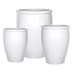 MCarr 15pc Tall Smooth Planter Pallet White