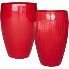 MCarr 15pc Ribbed Planter Pallet Red