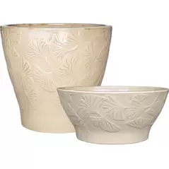 MCarr 32pc Ginko Planter Pallet Yellow Cream