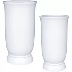 MCarr 8pc Tall Round Planter Pallet White