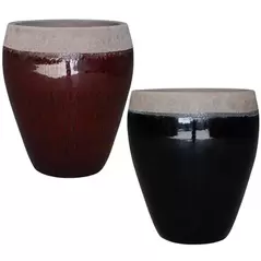 MCarr 12pc Tall Hipster Planter Pallet Volcanic Mix