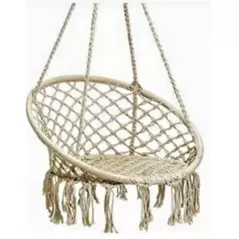Primitive Macrame Swing Chair
