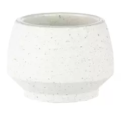 SSI 2" Stoneware Tapered Pot White
