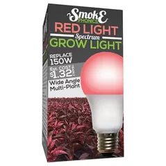 Miracle LED SmokePhonics Red Spectrum A19 LED Grow Light Bulb