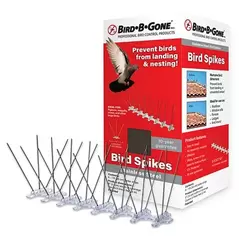 Bird B Gone 5" Stainless Steel Bird Spikes 6PK 1' Sections 764176050619