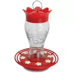 Penn 28oz Glass Hummingbird Feeder